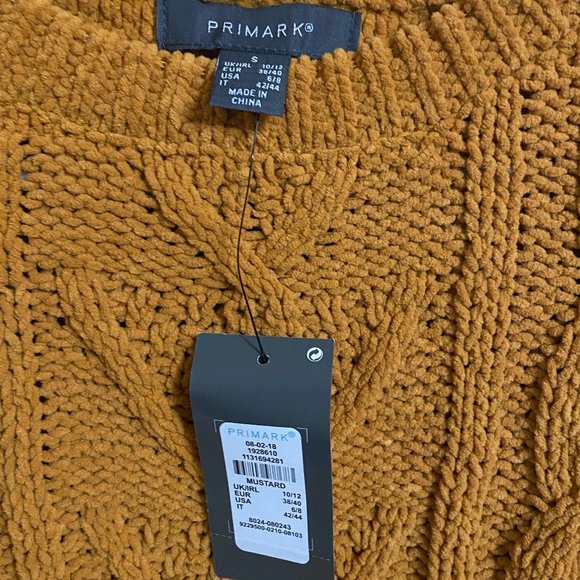 NWT Primark Mustard Yellow Sweater - Picture 3 of 8